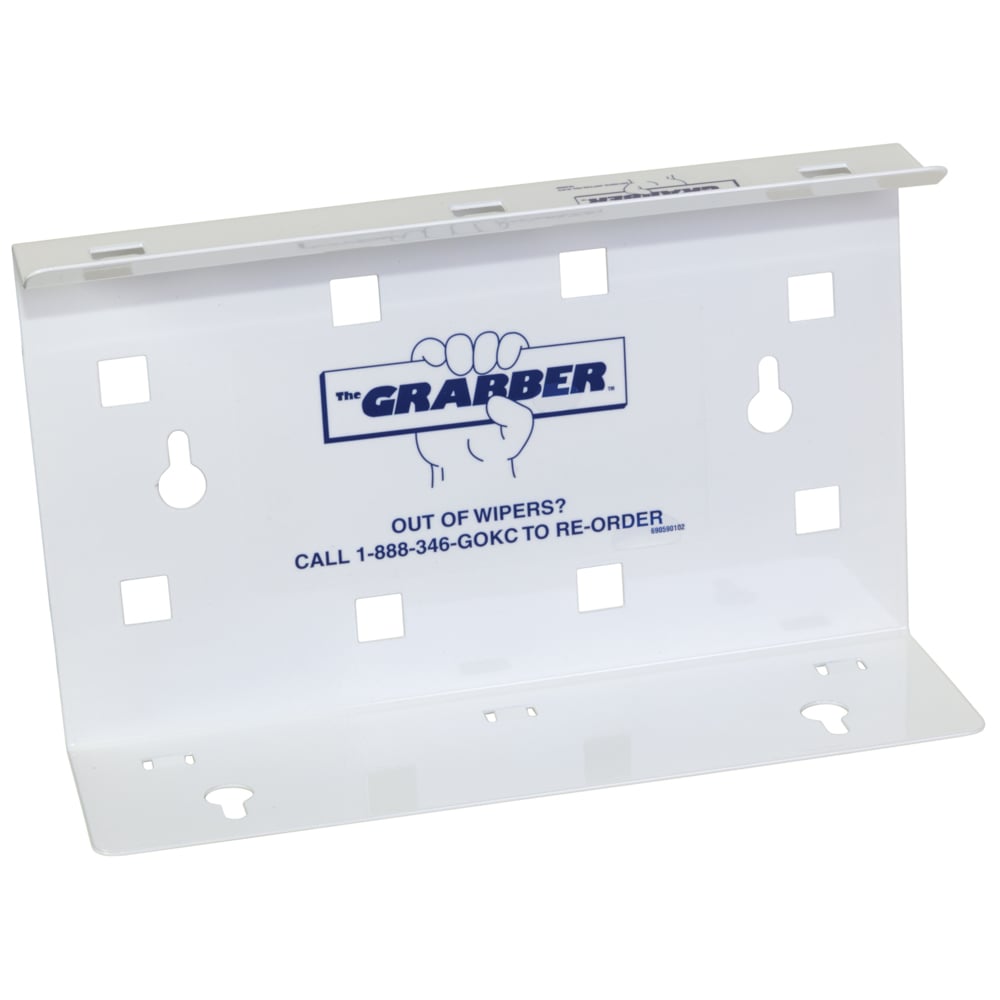 Distributrice d’essuie-tout The Grabber pour essuie-tout Wypall® (09352), peu encombrante, pour boîtes Pop-Up, 23,88 cm x 7,11 cm x 14,99 cm (9,4 po x 2,8 po x 5,9 po), blanche; (qté 12);Distributrice d’essuie-tout The Grabber pour essuie-tout Wypall (09352), peu encombrante, pour boîtes Pop-Up, 9,4 po x 2,8 po x 5,9 po, blanche, 12 distributrices/ caisse - 09352