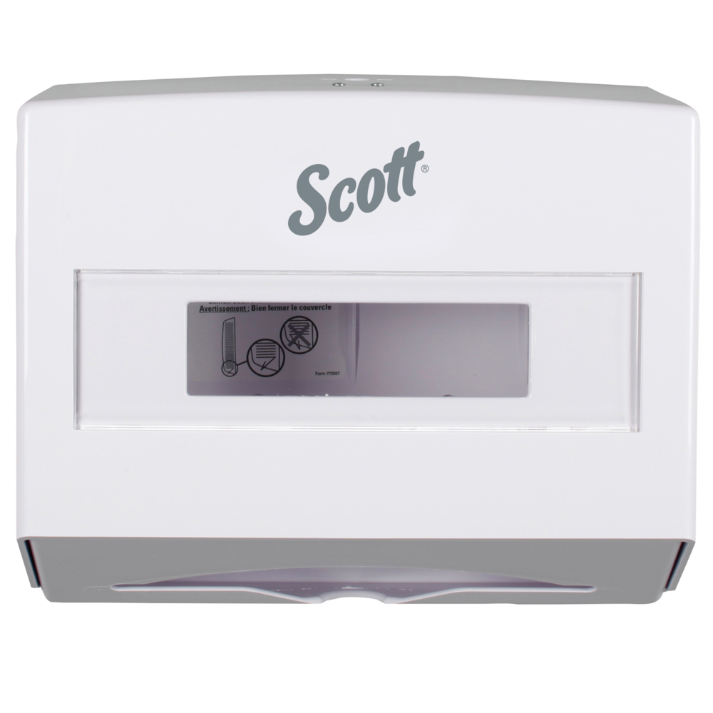 Scott® Scottfold™ Folded Towel Dispenser (09214), White, 10.75" x 9.0" x 4.75" (Qty 1) - 09214