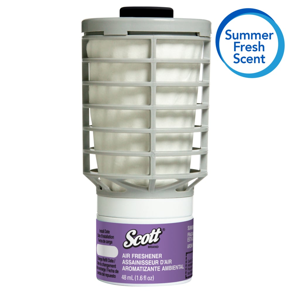 Scott® Essential Continuous Air Freshener (12370), Summer Fresh Scent (6 Refills/Case) - 12370