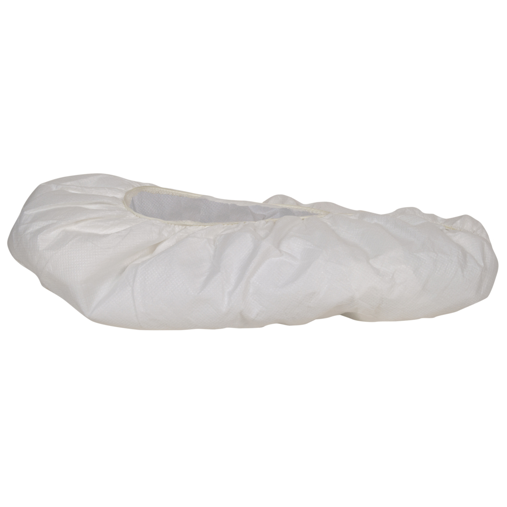 KleenGuard™ A40 Liquid & Particle Protection Shoe Cover (44490), One Size Fits All Disposable Shoe Covers, White, 400 Units / Case - 44490
