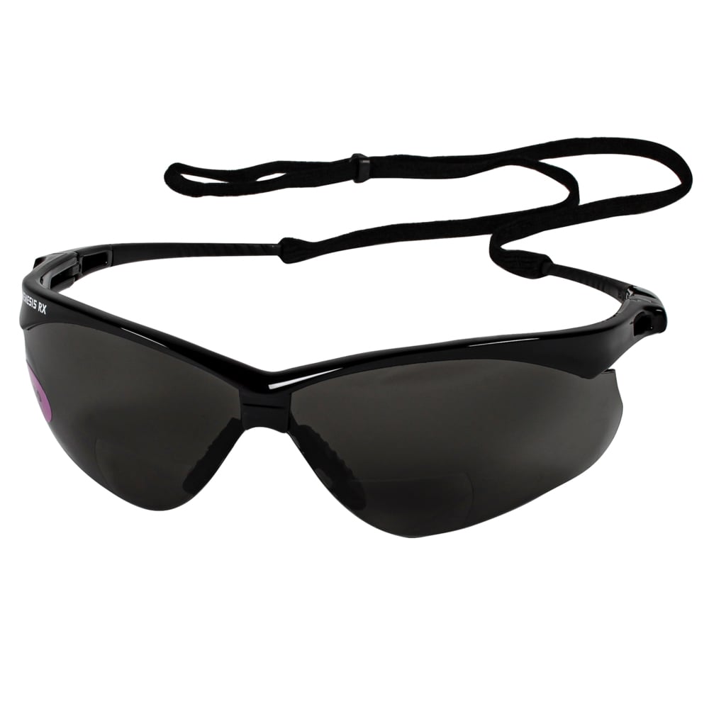 KleenGuard™ Nemesis™ Readers Safety Glasses (22516), Smoke Lenses