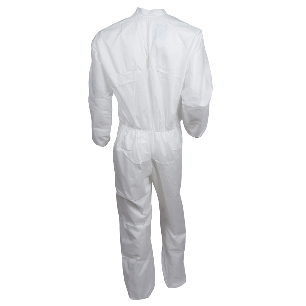 KleenGuard™ A30 Breathable Splash & Particle Protection Coveralls (35688), White, 5XL/6XL (Qty 21) - 35688