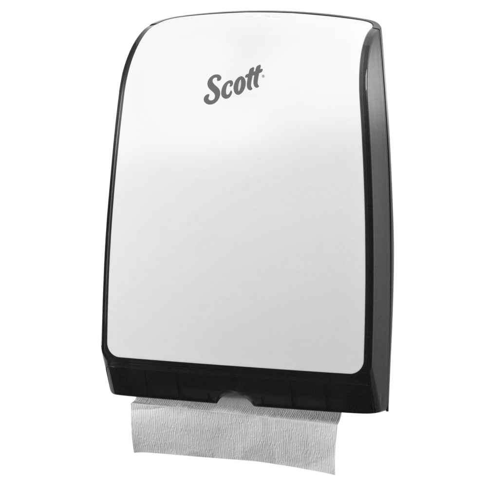 Scott® Slimfold Towel Dispenser (34830), White, 9.83" x 13.67" x 2.88" (Qty 1) - 34830