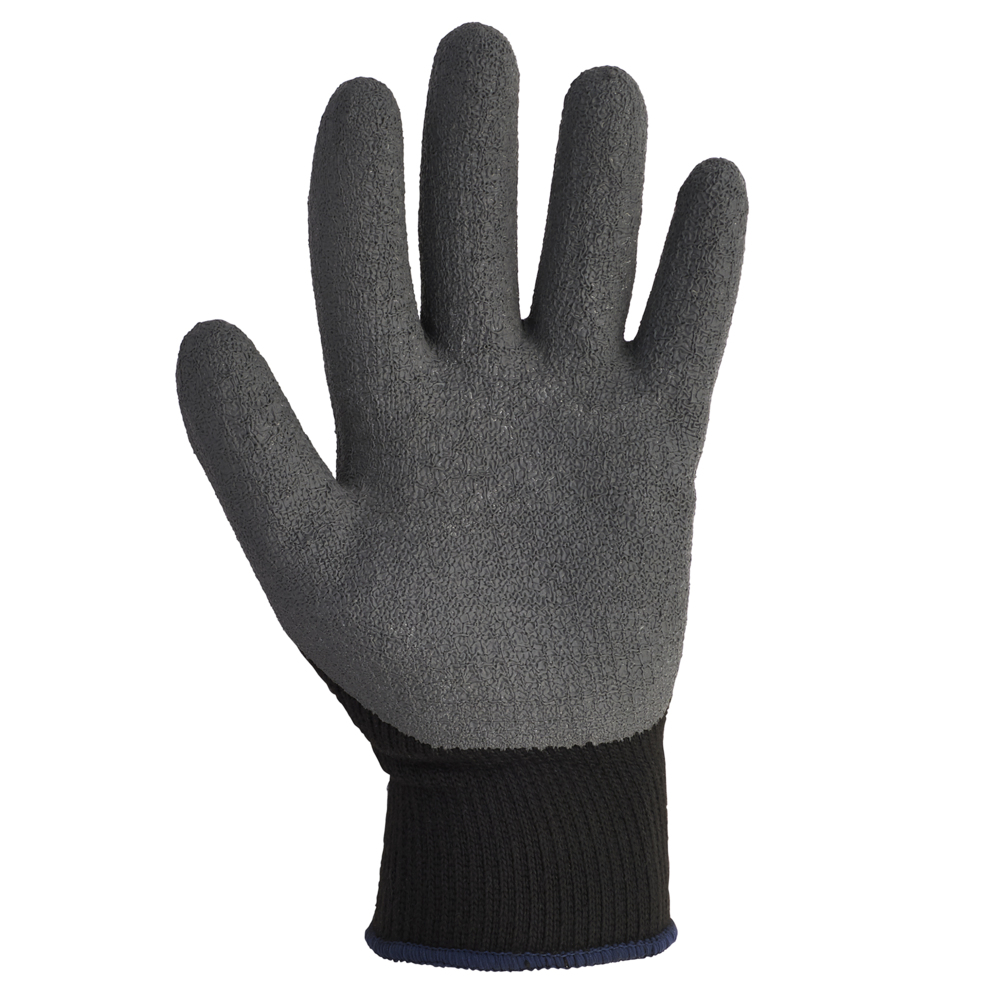 KleenGuard™ G40 Latex Coated Gloves (97273), Black & Grey, XL (10), 60 Pairs/ Case, 5 Bags of 12 Pairs - 97273