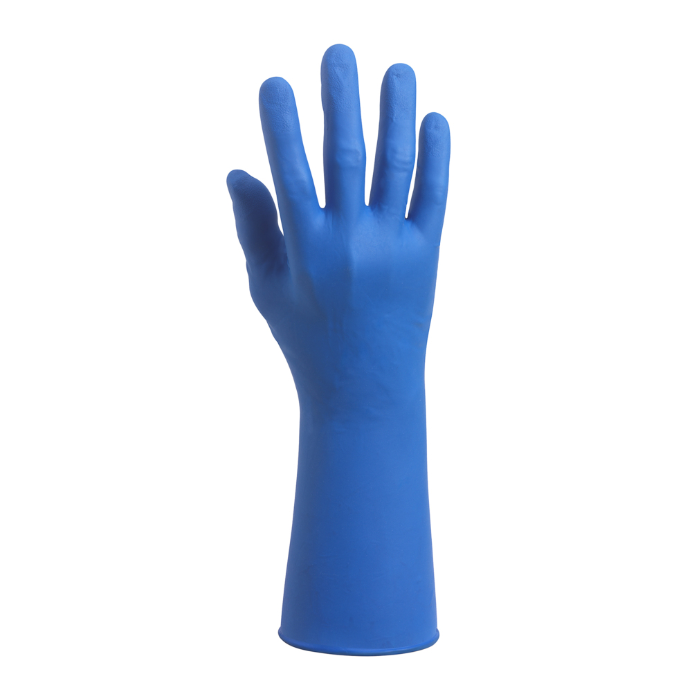 KleenGuard™ G29 Solvent Gloves (49823), Thin-Mil Feel, Highest Dexterity, 12”, Small (7.0), 50 Gloves / Box, 10 Boxes / Case, 500 / Case - 49823