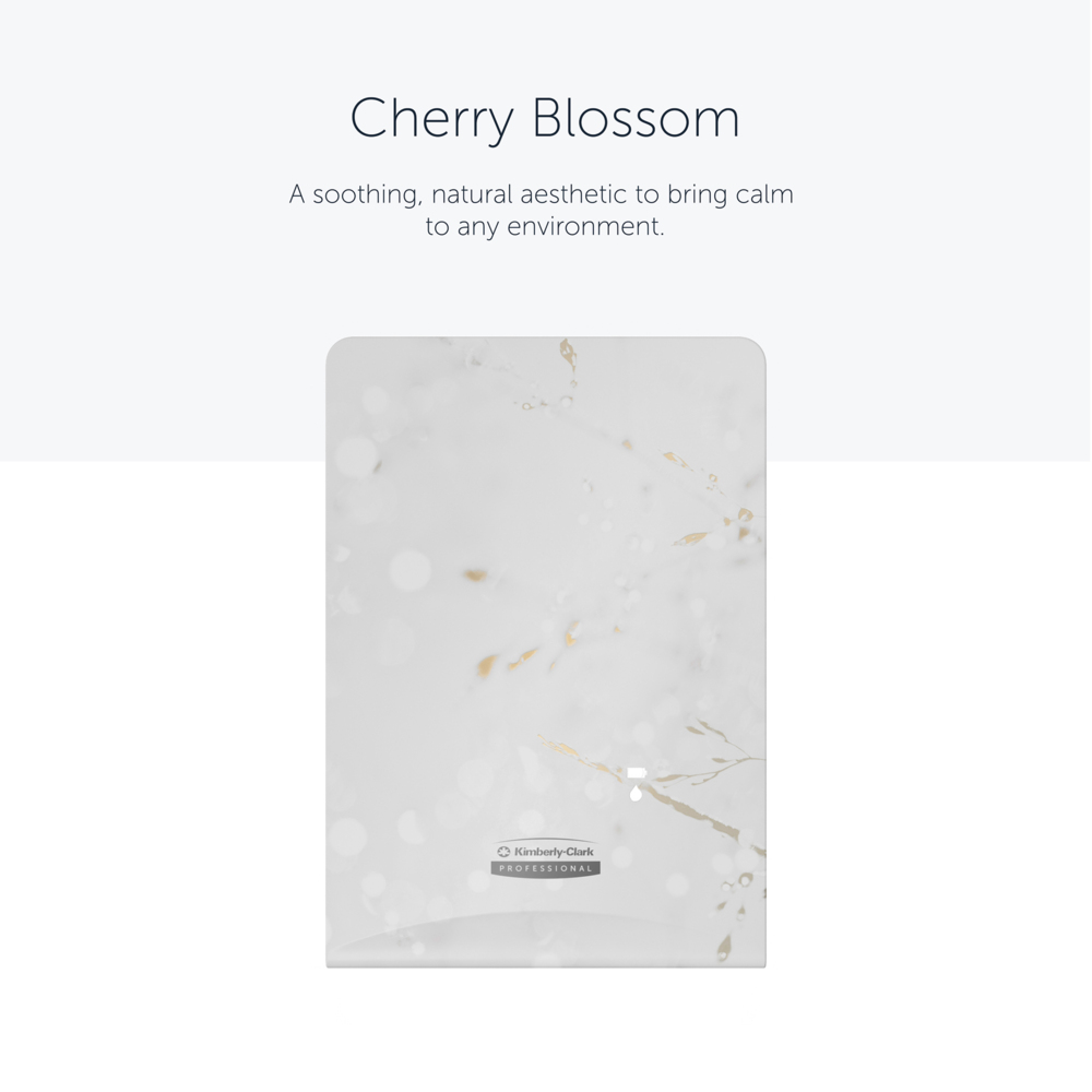 Kimberly-Clark Professional™ ICON™ Faceplate (58824), Cherry Blossom Design, for Automatic Skin Care Dispensers (Qty 1) - 58824