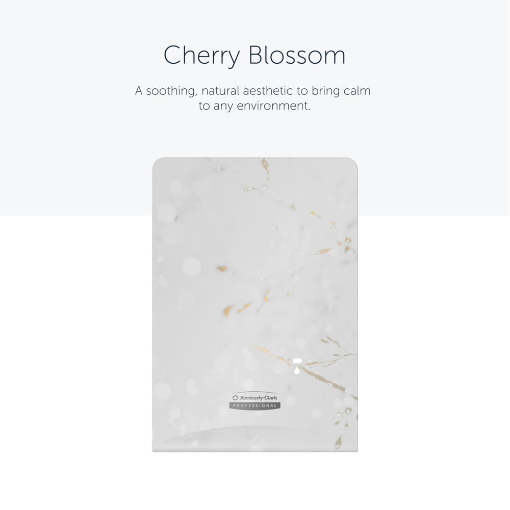 Kimberly-Clark Professional™ ICON™ Faceplate (58824), Cherry Blossom Design, for Automatic Soap and Hand Sanitizer Dispensers (Qty 1) - 58824