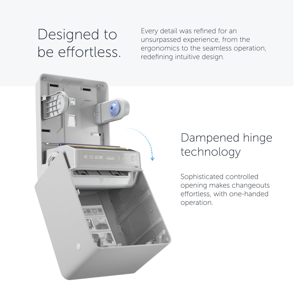 Kimberly-Clark Professional™ ICON™ Automatic Hard Roll Towel Dispenser Module (53692), Faceplate sold seperately, 5.13" x 11.02" x 9.52" (Qty 1) - 53692