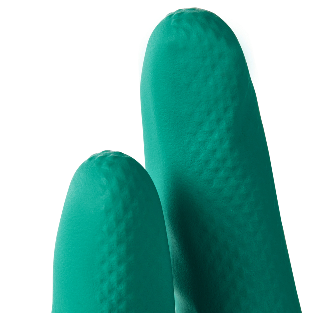 Gants en nitrile résistants aux produits chimiques KleenGuard G80 (94446), verts, moyens (8), 13 po de long, 15 mil, 60 paires/caisse, 5 paquets de 12 paires - 94446