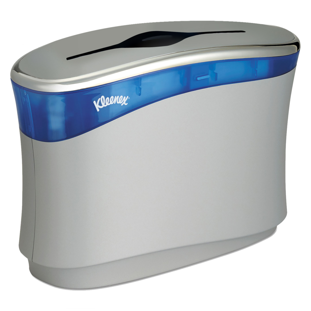 Kleenex® Reveal™ Countertop Folded Towel Dispenser (51904), Soft Grey, 13.3" x 9.0" x 5.2" (Qty 1) - 51904