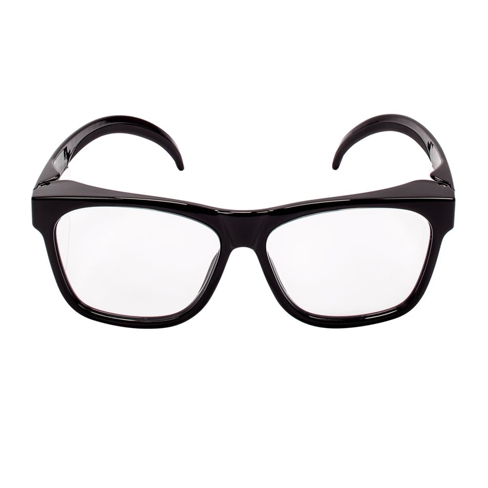 Lunettes de sécurité KleenGuard™ V30 Maverick™ (49309), lentilles transparentes avec revêtement antibuée KleenVision™, monture noire, lunettes unisexes (12 paires/caisse) - 49309