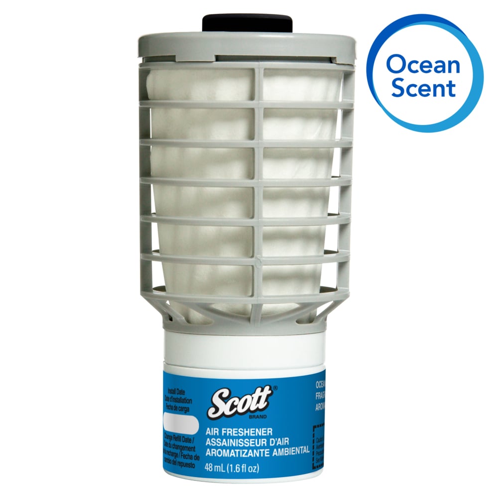 Scott® Essential Continuous Air Freshener (91072), Ocean Scent (6 Refills/Case) - 91072