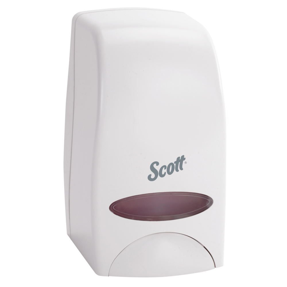 Scott® Essential™ Manual Skin Care Dispenser (92144), White, 4.85" x 8.36" x 5.43" (Qty 1) - 92144