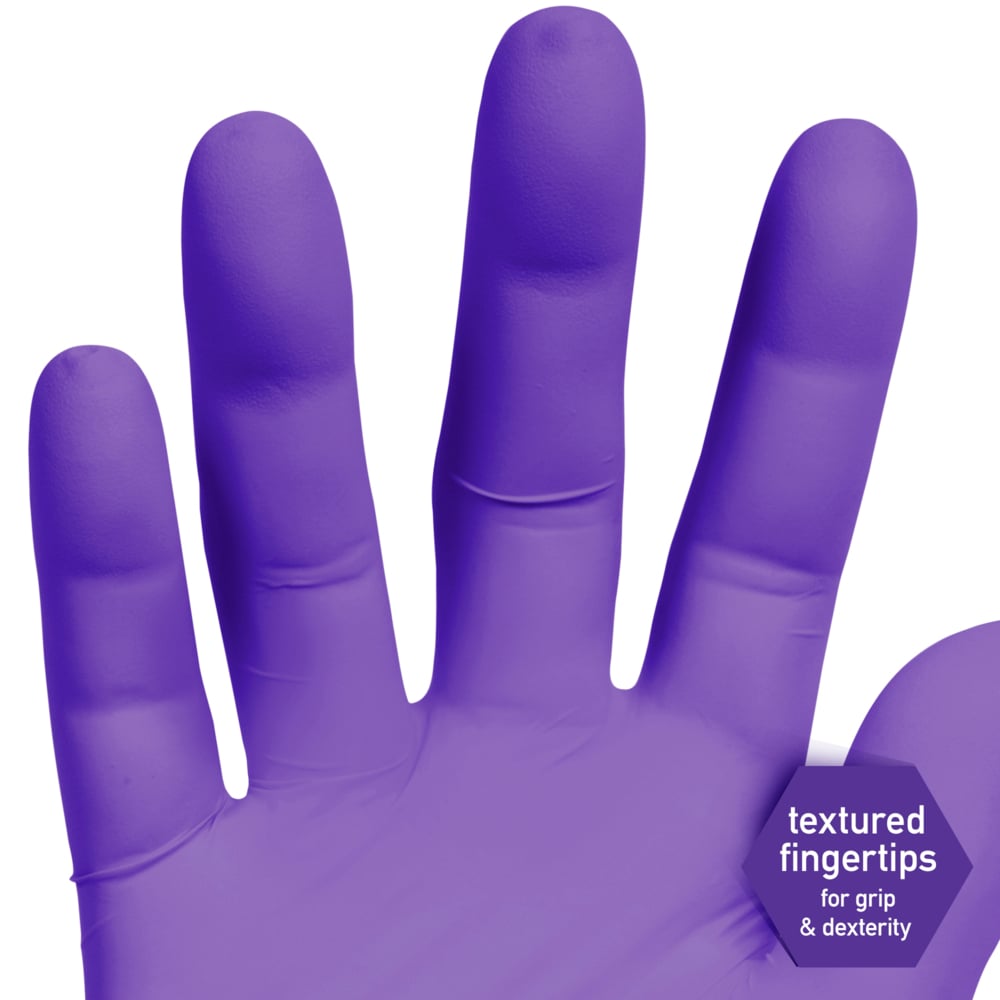 Kimtech™ Sterile Purple Nitrile™  Exam Gloves (55092), 5.9 Mil, AQL 1.0, Ambidextrous, 9.5”, Medium, 50 Pairs / Box, 4 Boxes / Case, 200 Pairs / Case;Kimberly-Clark™ Purple Nitrile™  Sterile Exam Gloves (55092), 5.9 Mil, AQL 1.0, Ambidextrous, 9.5”, Medium, 50 Pairs / Box, 4 Boxes / Case, 200 Pairs / Case - 55092