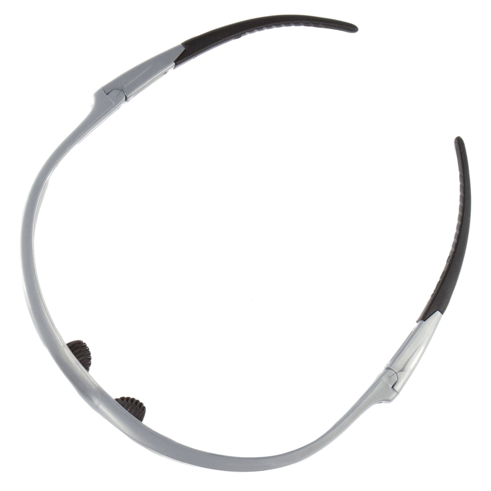 KleenGuard™ V30 Nemesis Safety Glasses (47383), Smoke (Safety Sunglasses) Anti-Fog Lens with Silver Frame, 12 Pairs / Case - 47383