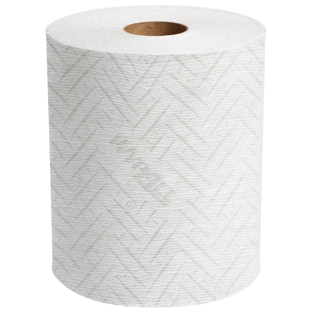 Lingettes de nettoyage léger WypAll® REACH™ L10 General Clean (53734), Rouleau à distribution centrale de lingettes pour la distributrice WypAll REACH (53688), 340 feuilles/rouleau, 6 rouleaux/caisse, 2 040 feuilles/caisse - 53734