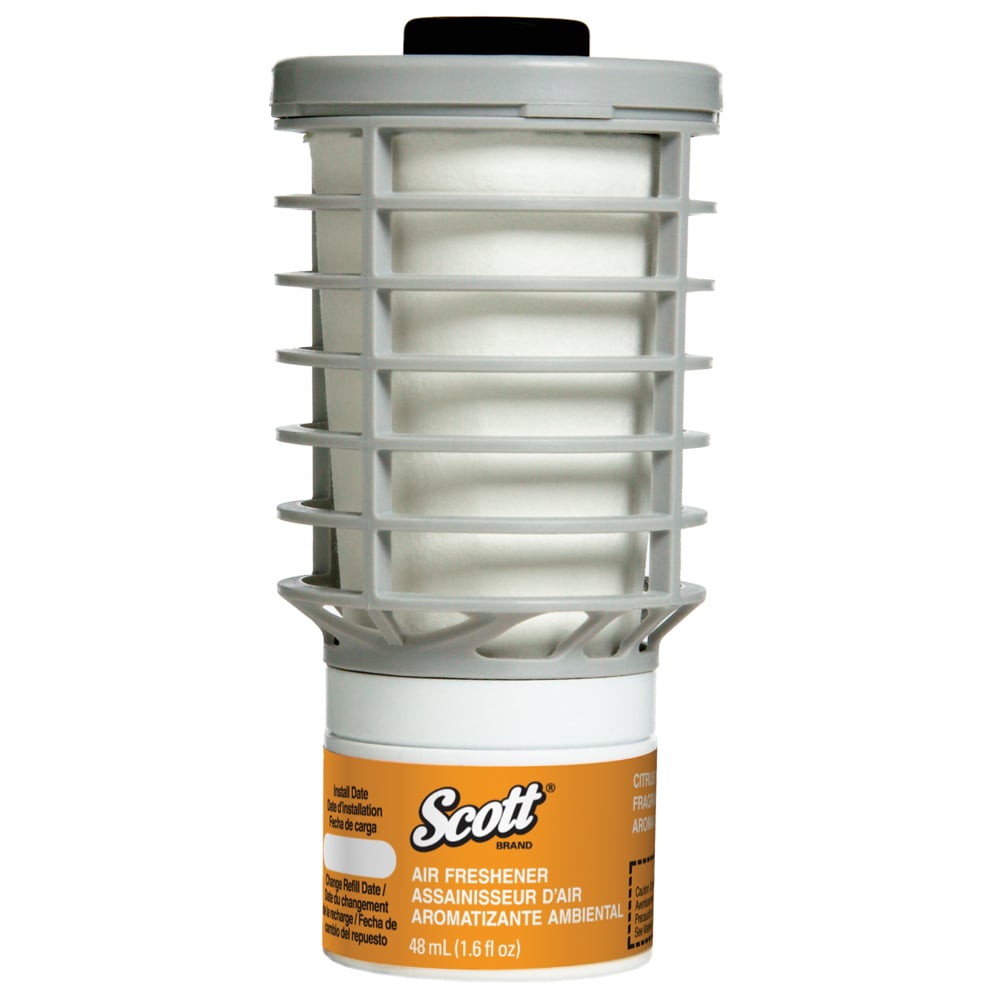 Scott® Essential Continuous Air Freshener (91067), Citrus Scent (6 Refills/Case) - 91067