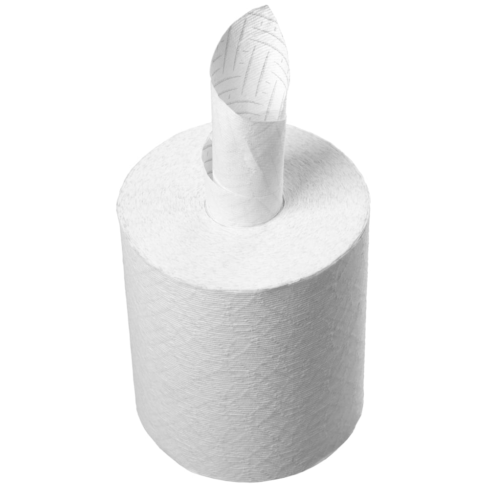 WypAll® Reach™ Towel System (53734), Center-Pull Towel, for WypAll® Reach™ Disepnser, White (340 Sheets/Roll, 6 Rolls/Case, 2,040 Sheets/Case) - 53734