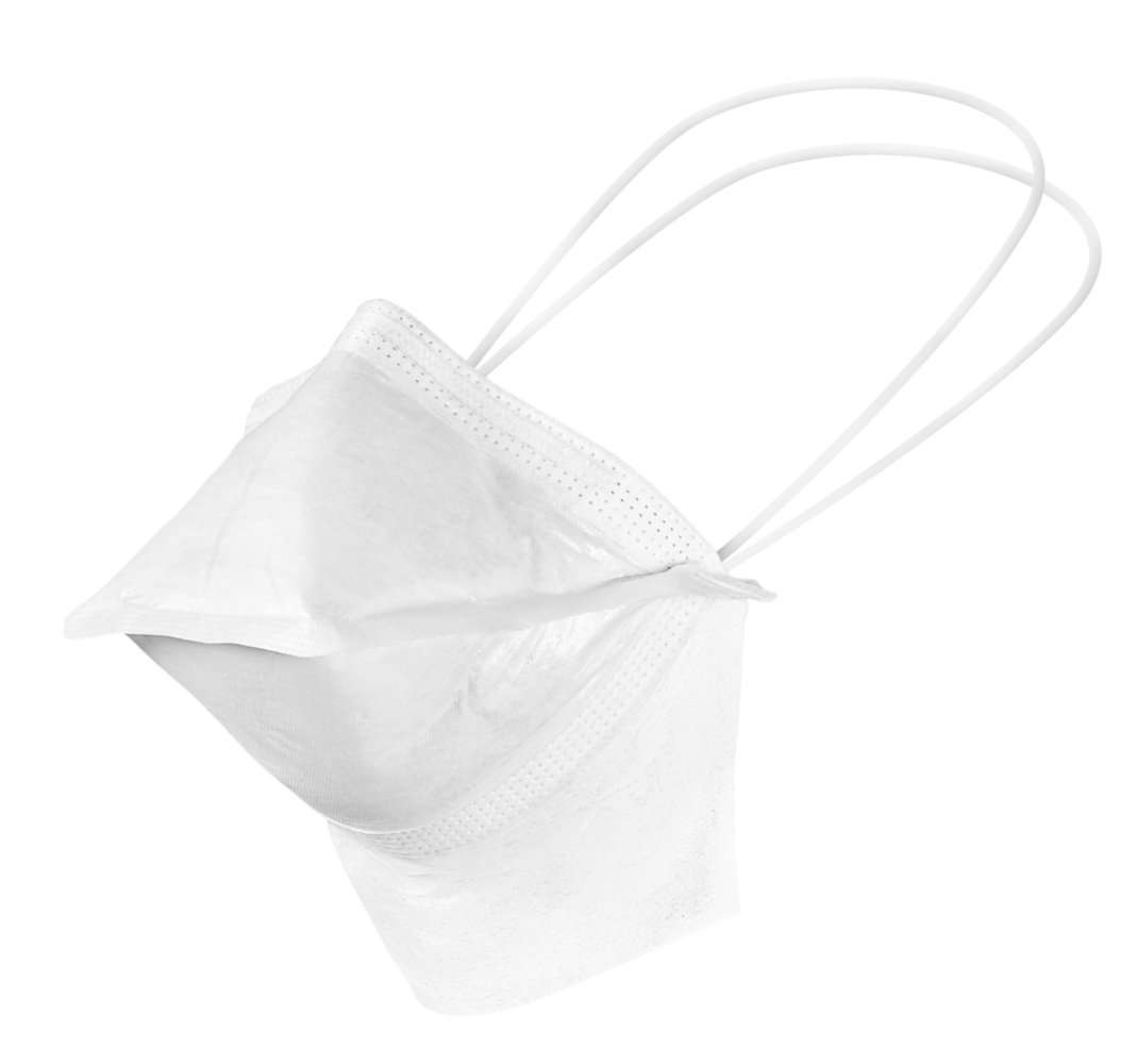 Kimtech™ M3 Sterile Face Masks (62483), Pouch-Style, 2 Knit Headbands, Double Bag, White, One Size, 200 Masks / Case, 20 / Bag, 10 Bags - 62483