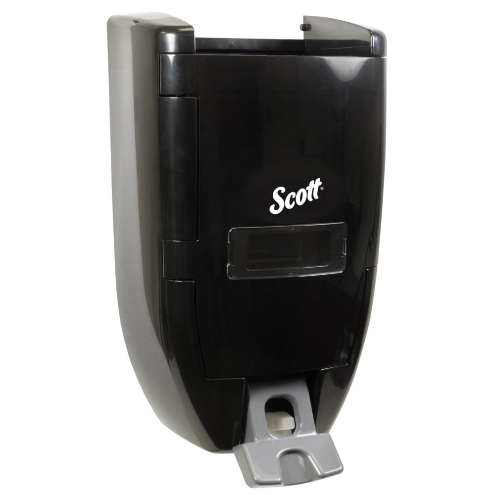 Kimberly-Clark Professional™ Sani-Tuff Push Soap and Hand Sanitizer Dispenser (92013), 3.5L/8L, Smoke (Black) (Qty 1) - 92013