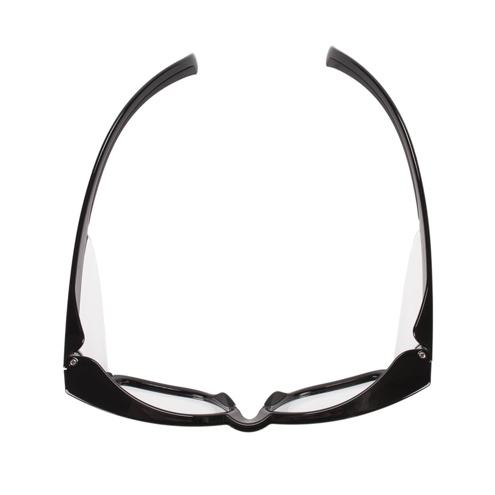 KleenGuard™ V30 Maverick™ Safety Glasses (49309), with Anti-Fog Coating, Clear Lenses, Black Frame, Unisex for Men and Women (Qty 12) - 49309