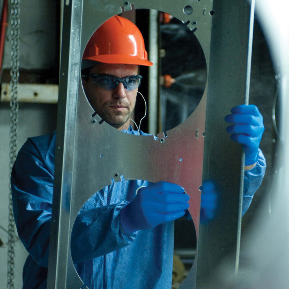 Combinaison de protection contre les particules perméables à l’air KleenGuard™ A20 (58535), fermeture éclair à l’avant, bleue, 2TG (qté 24) - 58535