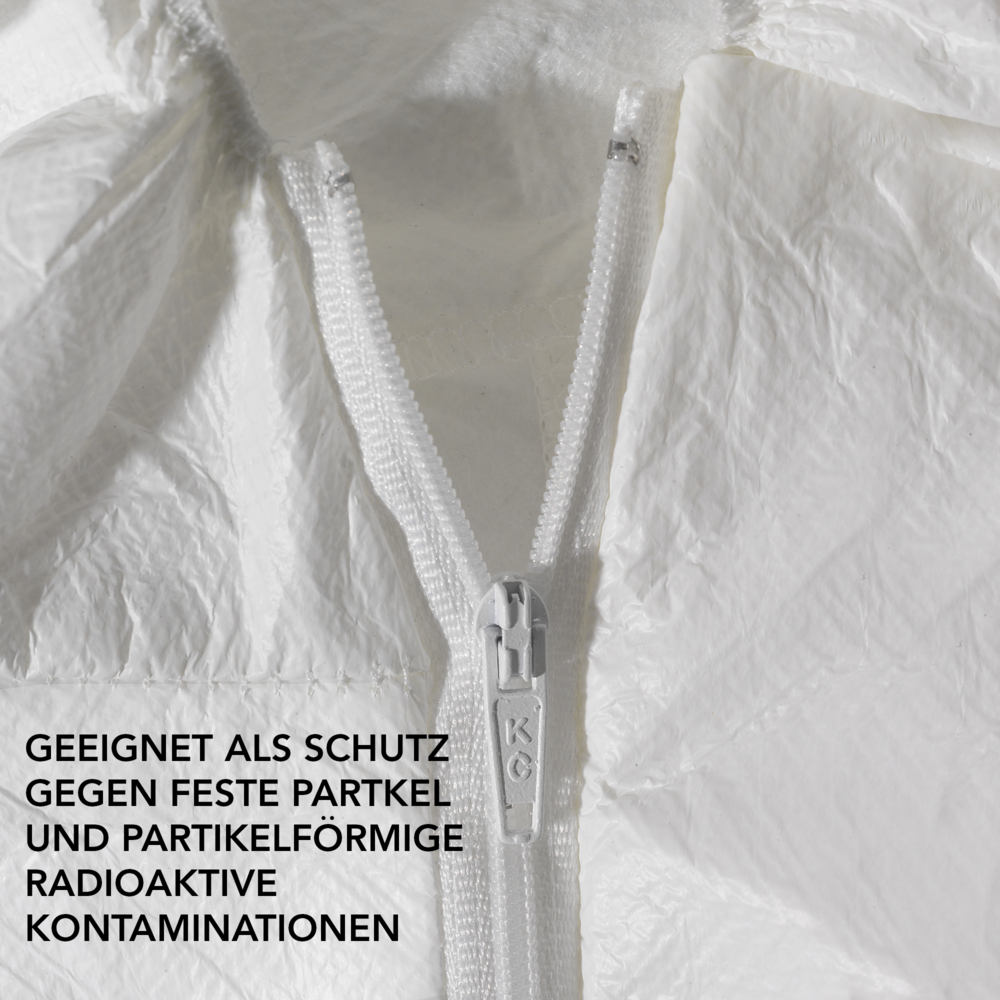 Combinaisons à capuche de protection contre les liquides et les particules KleenGuard® A30 98003 - EPI - 25 combinaisons blanches jetables taille L - 98003