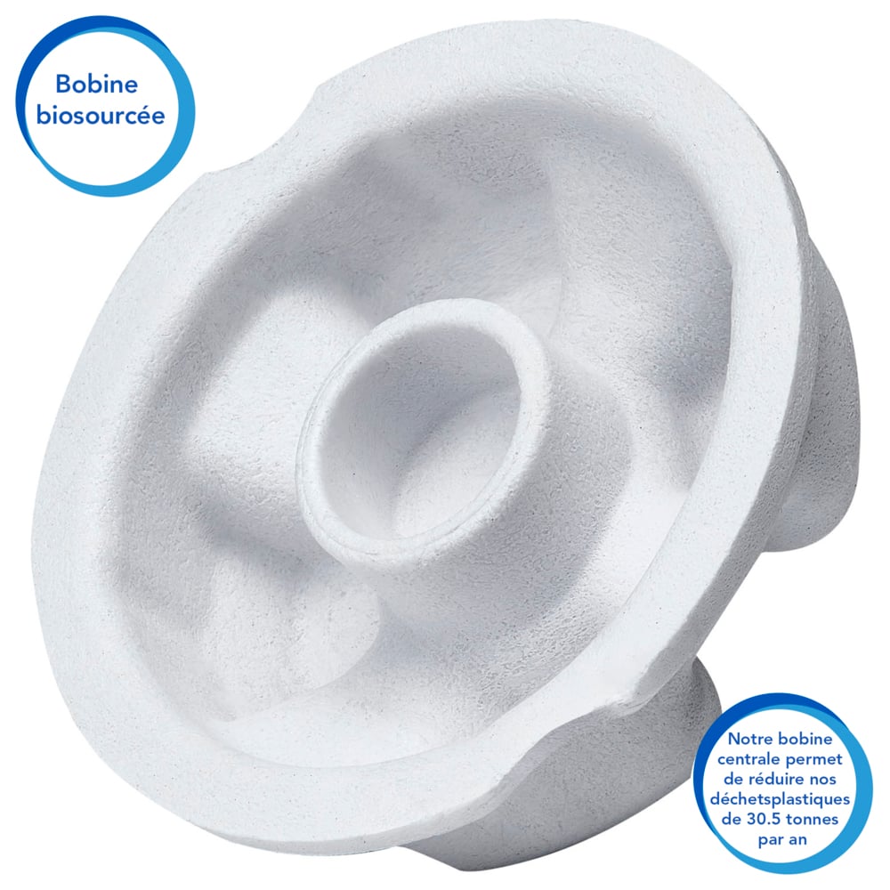 Essuie-mains roulés Scott® Control™ Slimroll™ 6623 – Essuie-mains en papier jetables – 6 rouleaux d'essuie-mains en papier x 165 m d'essuie-mains en papier blancs (990 m au total) - 6623