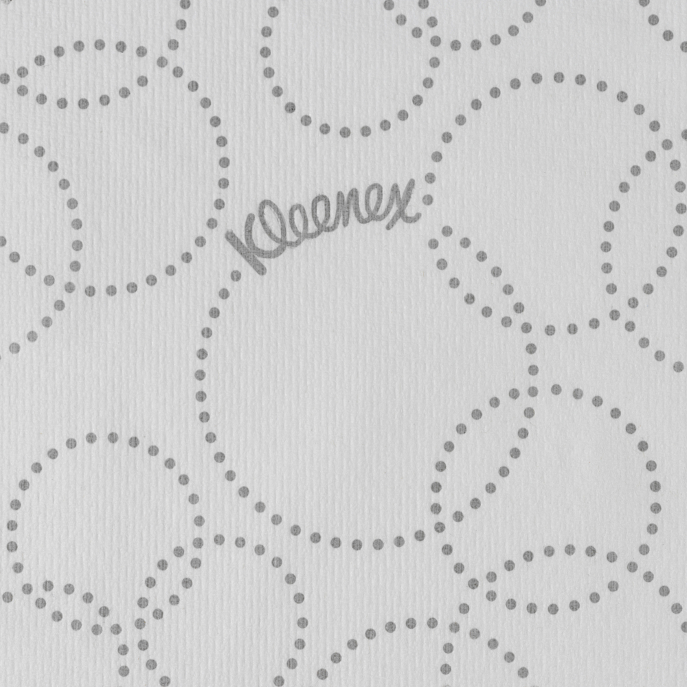 Kleenex® Rolled Hand Towels 6562 - 2 Ply Paper Towel Rolls - 3 Roll Towels x 115m White, Embossed, Paper Hand Towels (345m Total) - 6562