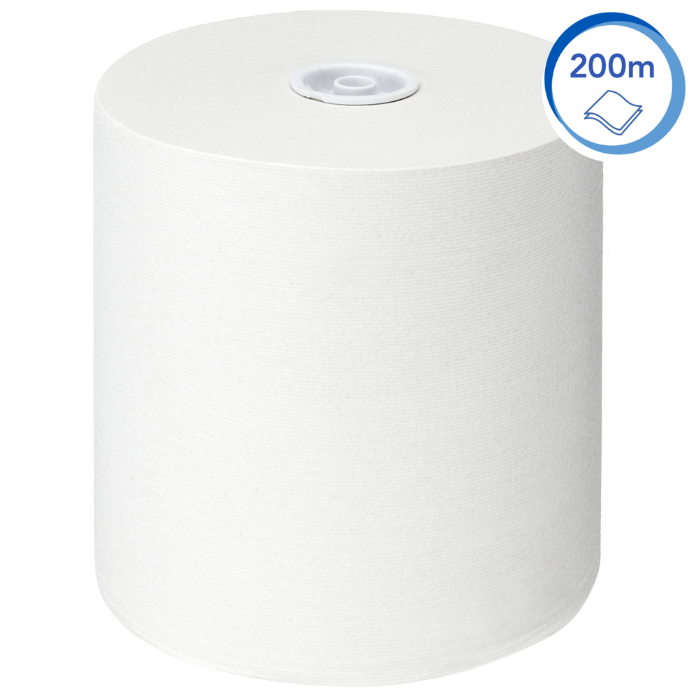 Essuie-mains roulés Scott® Control™ 6699 – Essuie-mains en papier jetables 2 épaisseurs – 6 rouleaux d'essuie-mains en papier x 200 m d'essuie-mains en papier blanc (1 200 m au total) - 6699