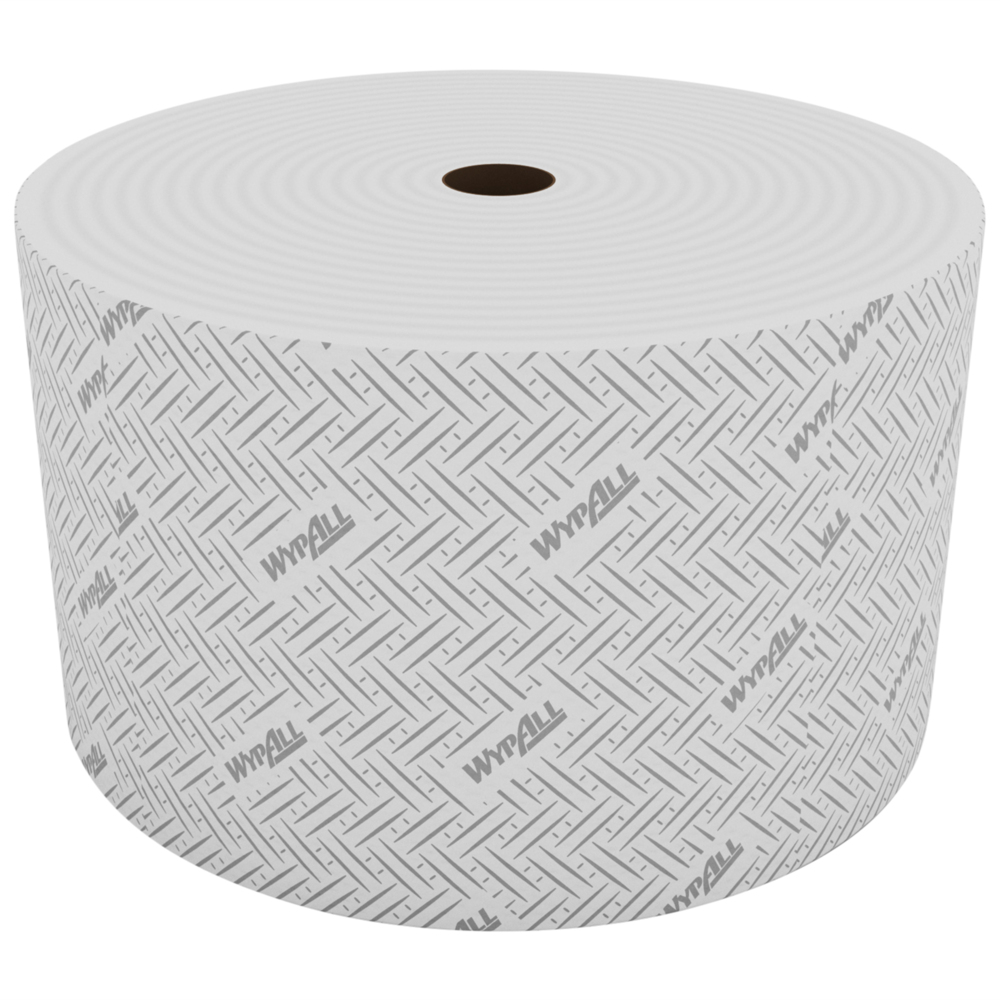 WypAll® L20 Large Roll Wipers 7389 - 2 Ply Paper Cleaning Wipes - 1 Jumbo Roll x 1,700 White Disposable Wipers (646m Total) - 7389