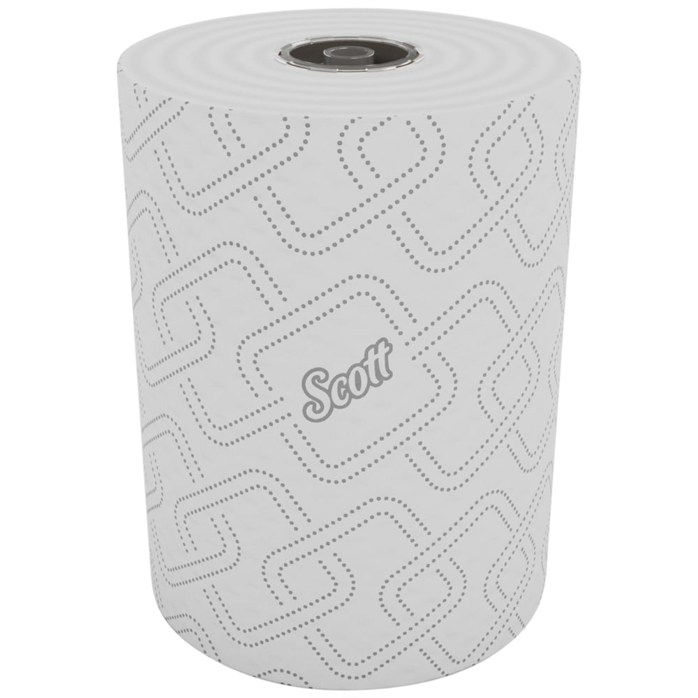 Scott® Control™ Slimroll™ Hand Towels (PBS) 6551 - 2 Ply Paper Towel Rolls - 6 Roll Towels x 110m White, Embossed, Paper Hand Towels (660m Total) - 6551