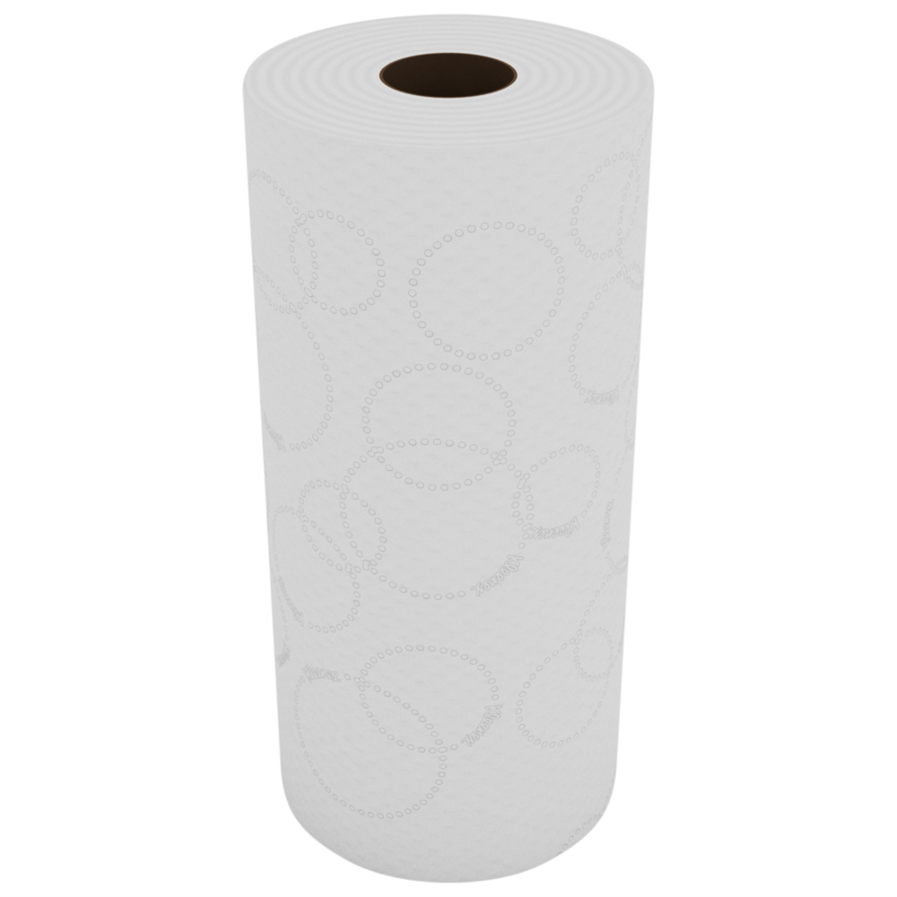 Kleenex® Multi-Towel Small 6555 - Multipurpose Paper Towel - 6 Wiping Rolls x 150 White, 2 Ply, Disposable Paper Wipers (900 Total) - 6555