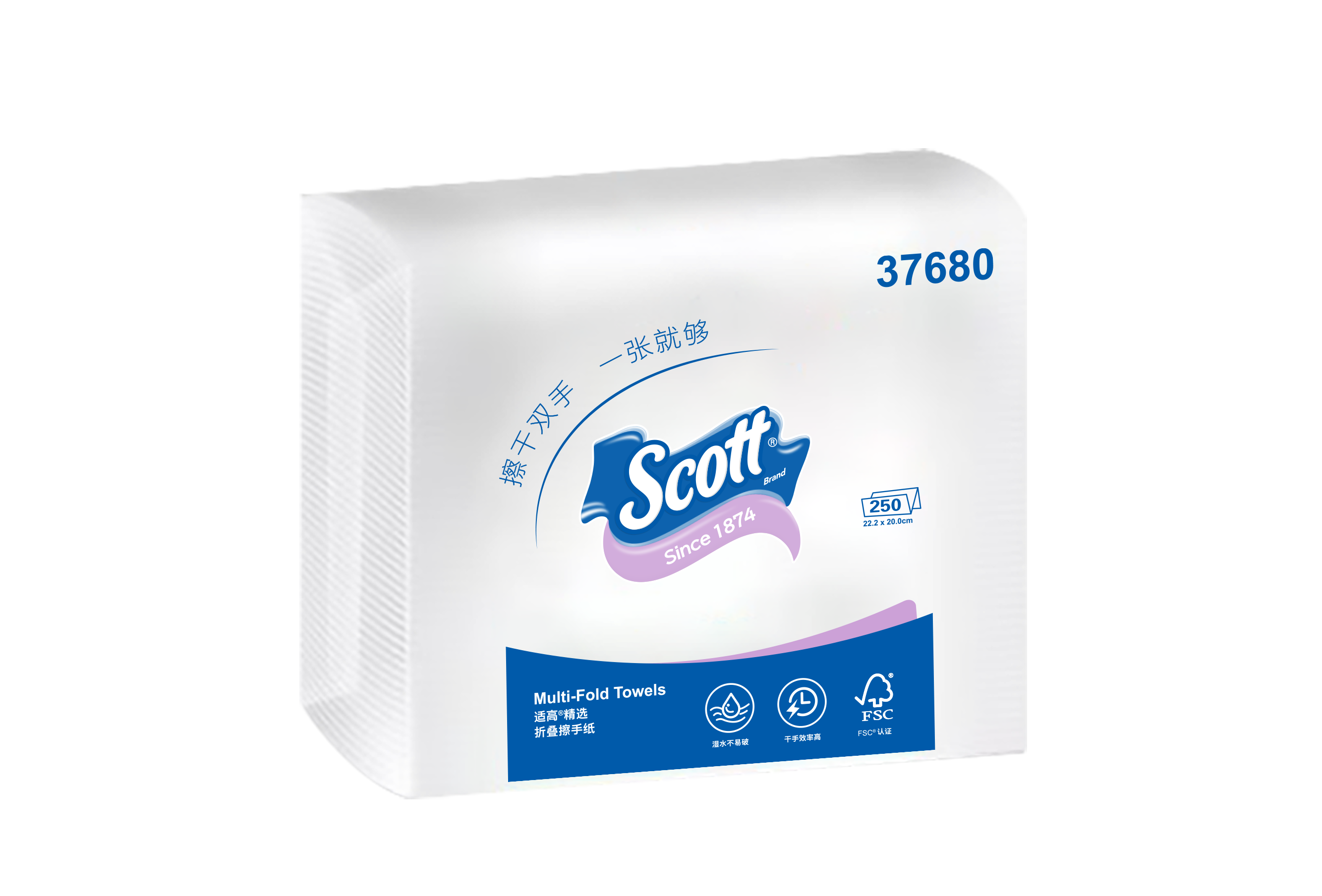 Scott ®适高精选折叠擦手纸 FSC MIX 70% - S061217655