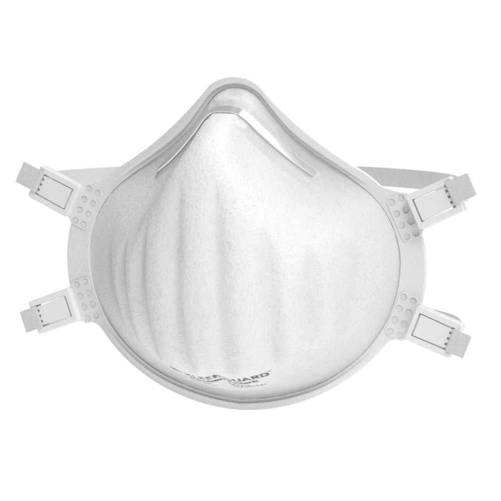 KleenGuard™ 3400 Series N95 Particulate Respirator (54627), RA3415 Molded Cup Style, NIOSH-Approved, Regular Fit, White (10 Respirators/Box, 12 Boxes/Case, 120 Respirators/Case) - 54627