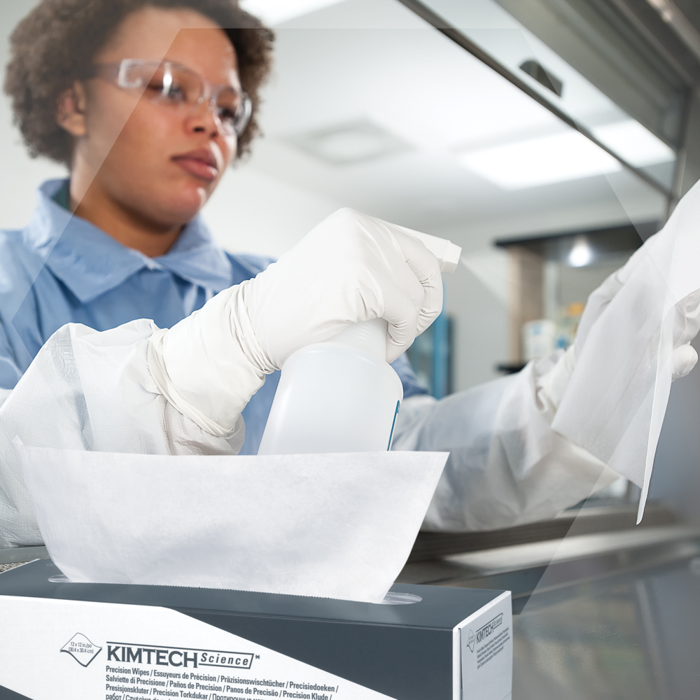 Kimtech™ Science Precision Wipes (75512), White, 15 Pop-Up Boxes / Case, 198 Sheets / Box, 2,970 Sheets / Case - 75512