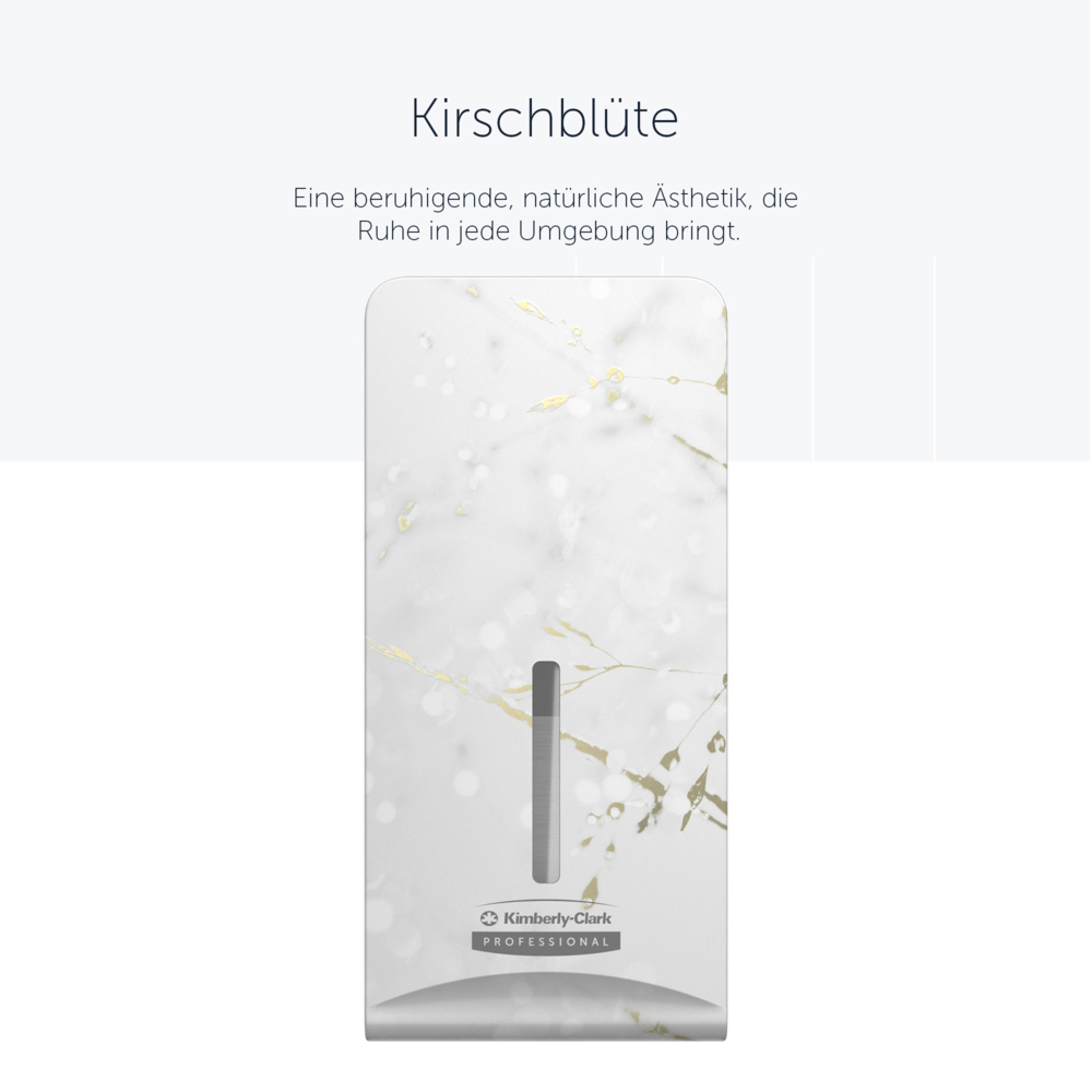 Façade Kimberly-Clark Professional™ ICON™ (58829), Fleurs de Cerisier, pour distributeur de papier toilette plié ; 1 façade par colis - 58829