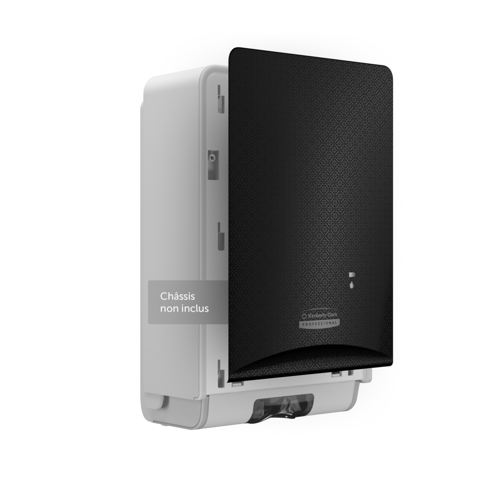 Façade Kimberly-Clark Professional™ ICON™ (58784), Mosaïque Noire, pour Distributeur électronique de savon et de désinfectant ; 1 façade par colis - 58784