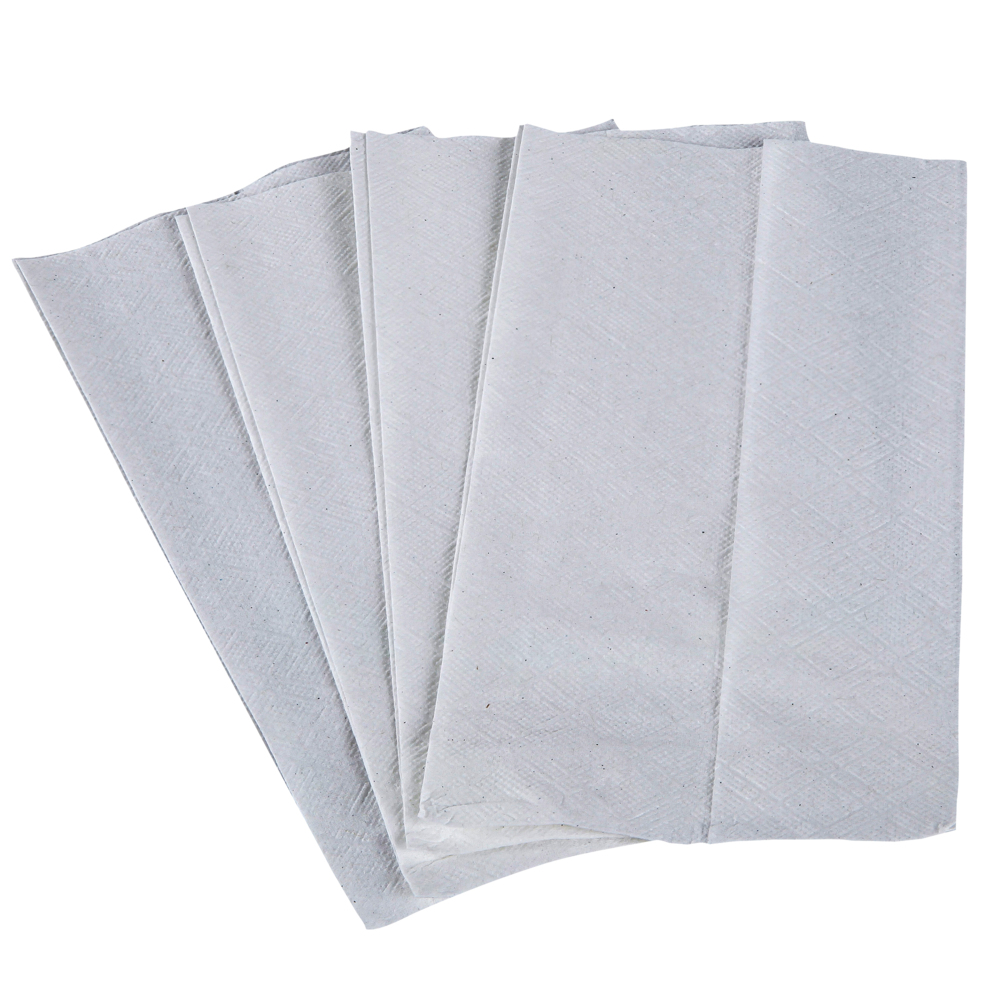 Serviettes de table en papier Scott® (98740), jetables, blanches, pliées en huit, 1 épaisseur, 12 x 13 (dépliées), 24 paquets de 250 serviettes de table (6 000/caisse) - 98740