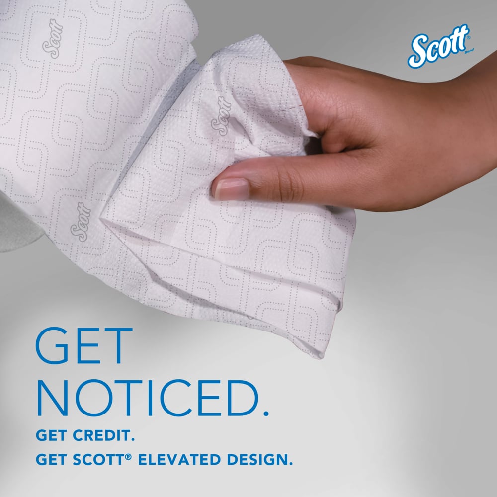 Scott® Coreless High-Capacity Jumbo Roll Toilet Paper (07006), with Elevated Design, 2-Ply, White, (1,150'/Roll, 12 Rolls/Case, 13,800'/Case) - 07006