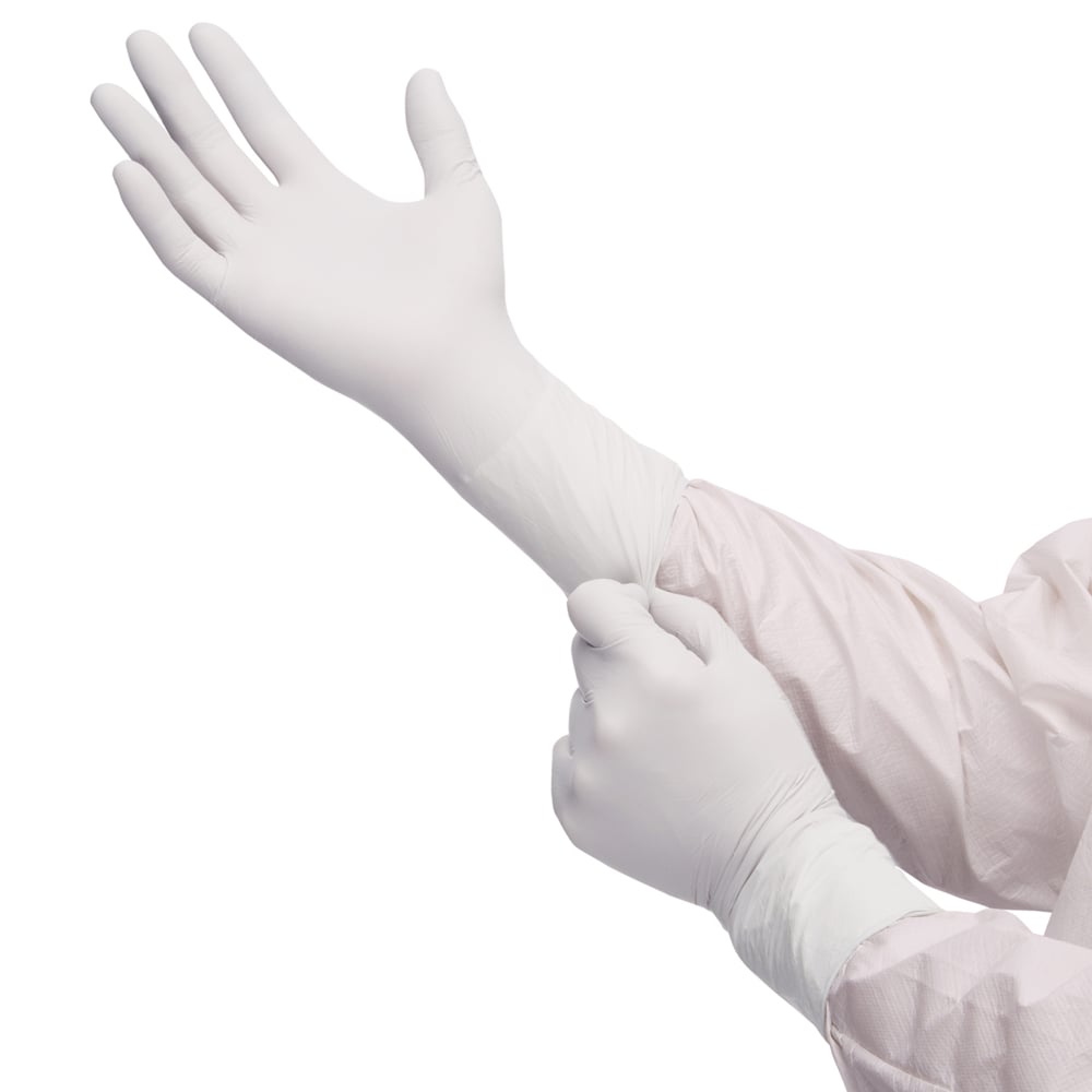 Kimtech™ G3 NxT beidhändig tragbare Nitril-Handschuhe 62991 – Weiß, S, 10 Beutel x 100 Handschuhe (1.000 Handschuhe), Länge: 30,5 cm - 62991
