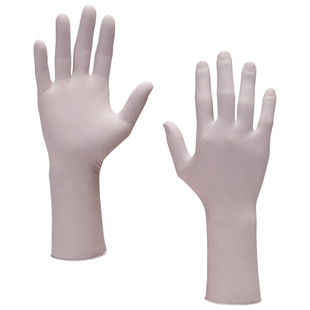 Kimtech™ G3 Sterling™ sterile handspezifische Nitril-Handschuhe 11826 – Grau, Größe 8,5, 10 Beutel x 30 Paar (300 Paare/600 Handschuhe), Länge: 30,5 cm - 11826