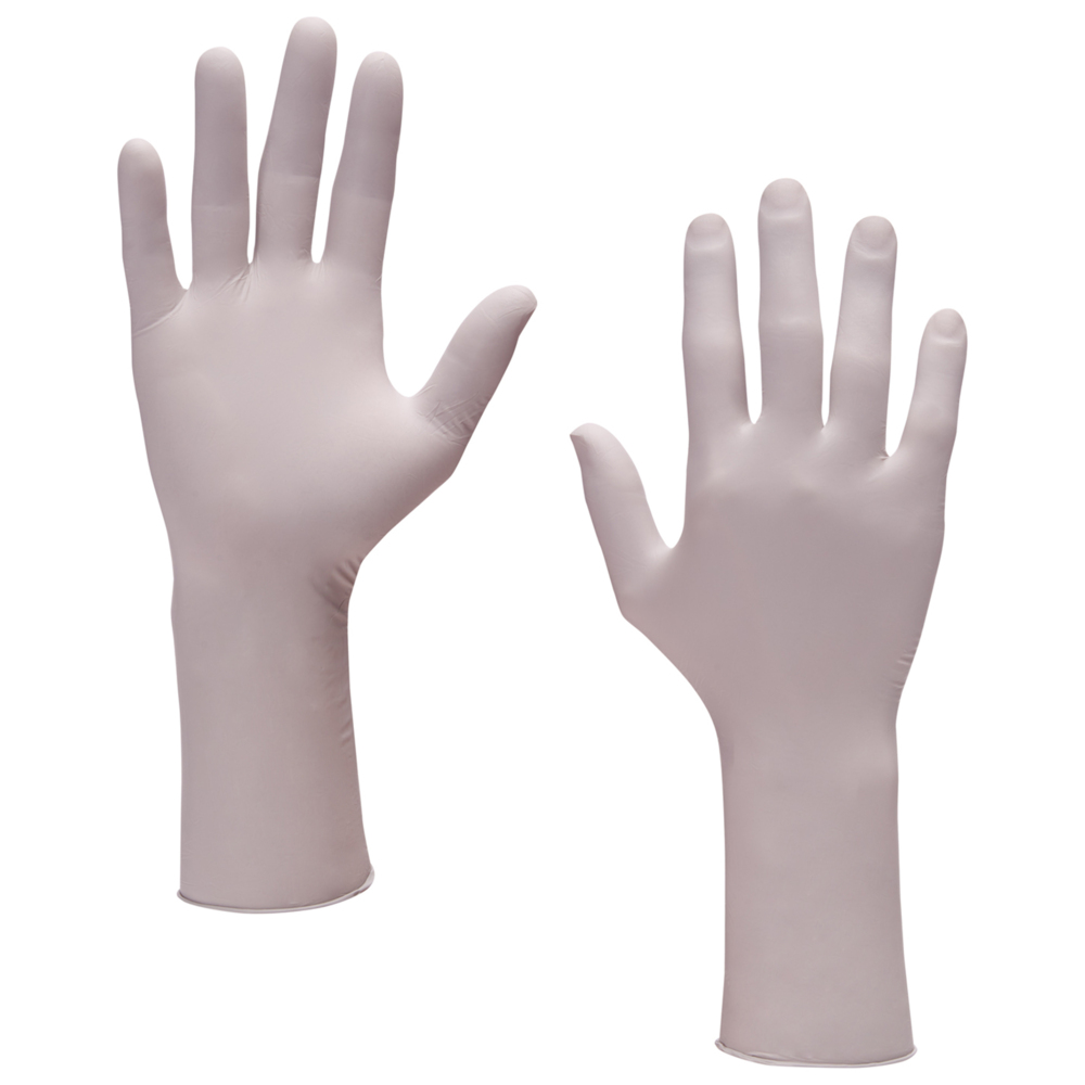 Kimtech™ G3 Sterling™ sterile handspezifische Nitril-Handschuhe 11821 – Grau, Größe 6, 10 Beutel x 30 Paar (300 Paare/600 Handschuhe), Länge: 30,5 cm - 11821