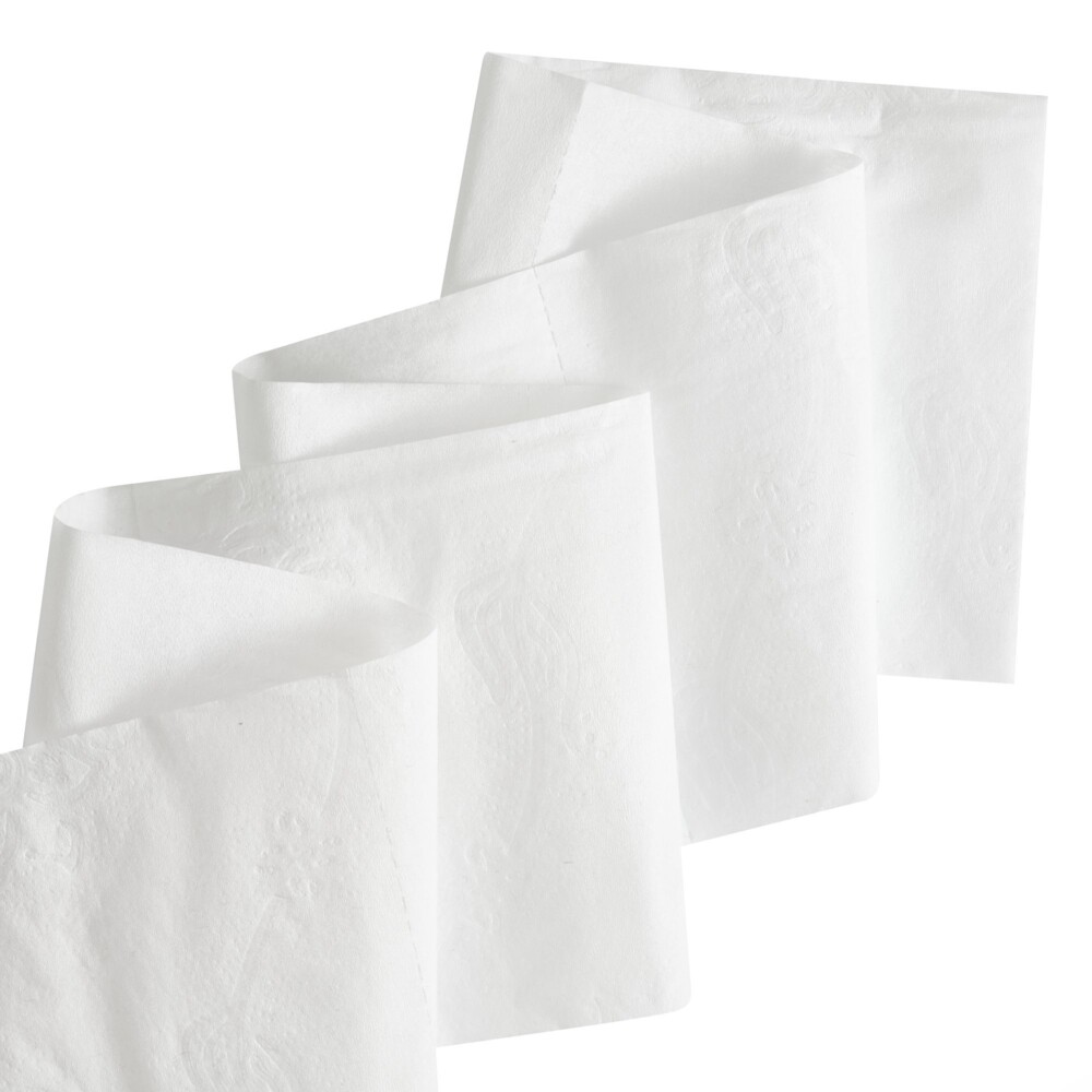 Kleenex® Standardrollen-Toilettenpapier 8441 – 2-lagiges Toilettenpapier – 6 Packungen mit 6 Toilettenpapierrollen x 600 Blatt weißes Toilettenpapier (insg. 36 Rollen/21.600 Blatt) - 8441