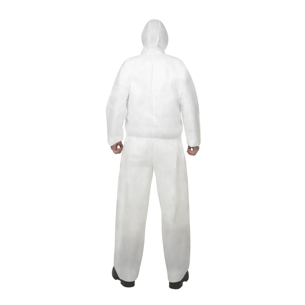KleenGuard® A20 Breathable Particle Protection Hooded Coveralls 95190 - PPE - 25 x 2XL White Disposable Coveralls - 95190