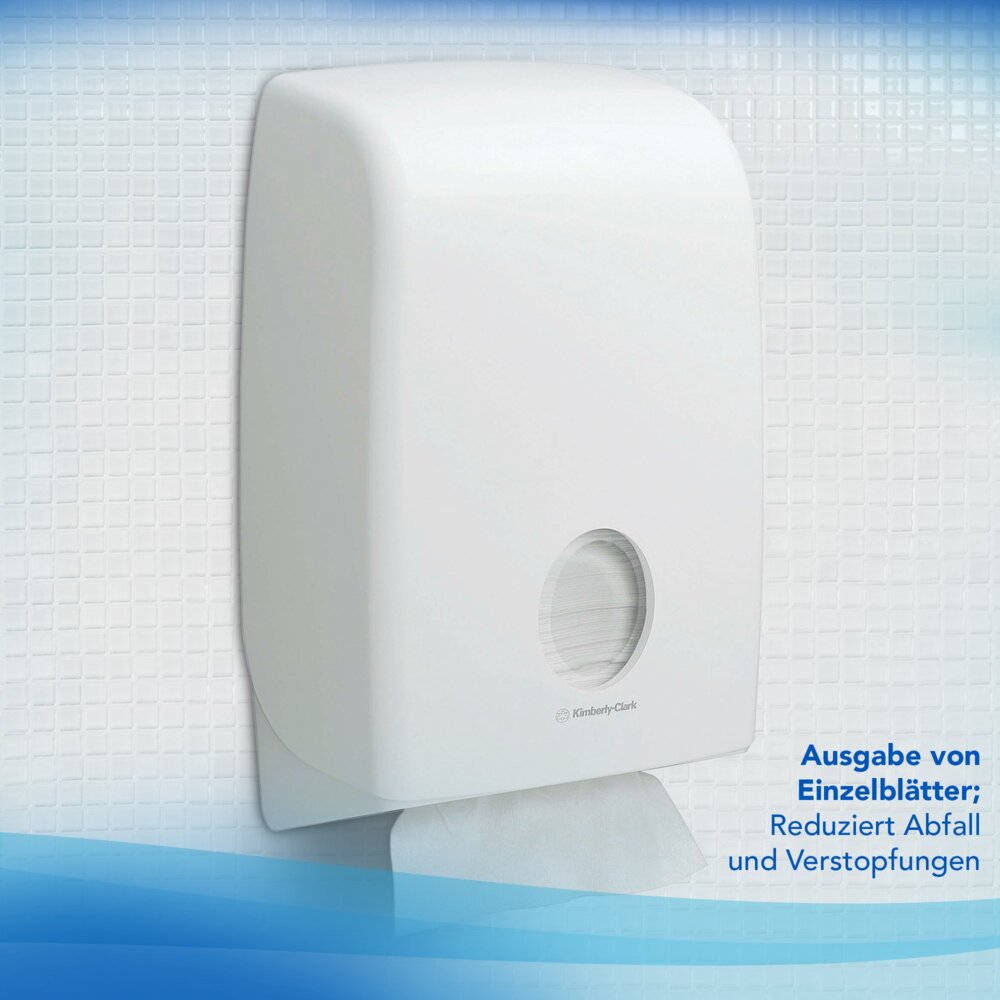 Scott® Control™ Смываемые сложенные полотенца для рук, код 6659, 15 упаковок x 322 белых однослойных полотенец (итого 4830 шт.) - 6659