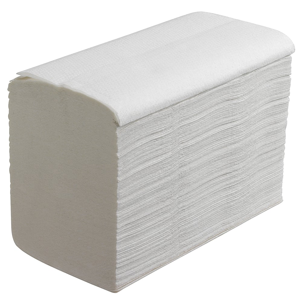 Essuie-mains pliés délitables Scott® Control™ 6659 - Essuie-mains en papier jetables - 15 paquets x 322 essuie-mains en papier blancs (4 830 au total) - 6659