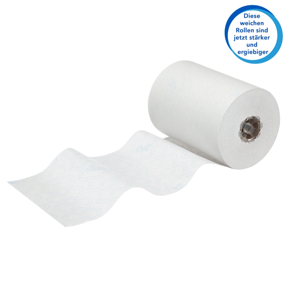 Essuie-mains roulés Scott® Control™ Slimroll™ 6623 – Essuie-mains en papier jetables – 6 rouleaux d'essuie-mains en papier x 165 m d'essuie-mains en papier blancs (990 m au total) - 6623