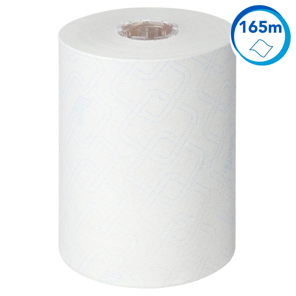 Essuie-mains roulés Scott® Control™ Slimroll™ 6623 – Essuie-mains en papier jetables – 6 rouleaux d'essuie-mains en papier x 165 m d'essuie-mains en papier blancs (990 m au total) - 6623