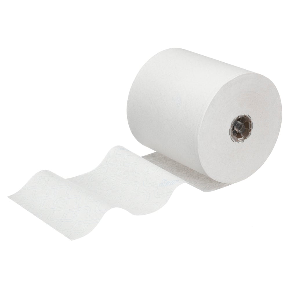 Scott® Control™ Rollenhandtücher 6622 – Einweg-Handtücher – 6 Papiertuchrollen x 300 m Papierhandtücher, weiß (insges. 1.800 m) - 6622